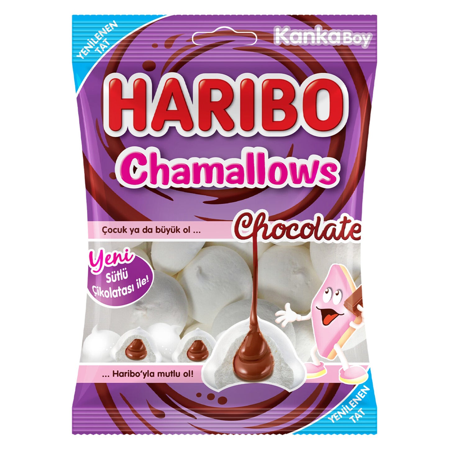 Haribo Chamallows Çikolata Dolgulu Marshmallow 62 G
