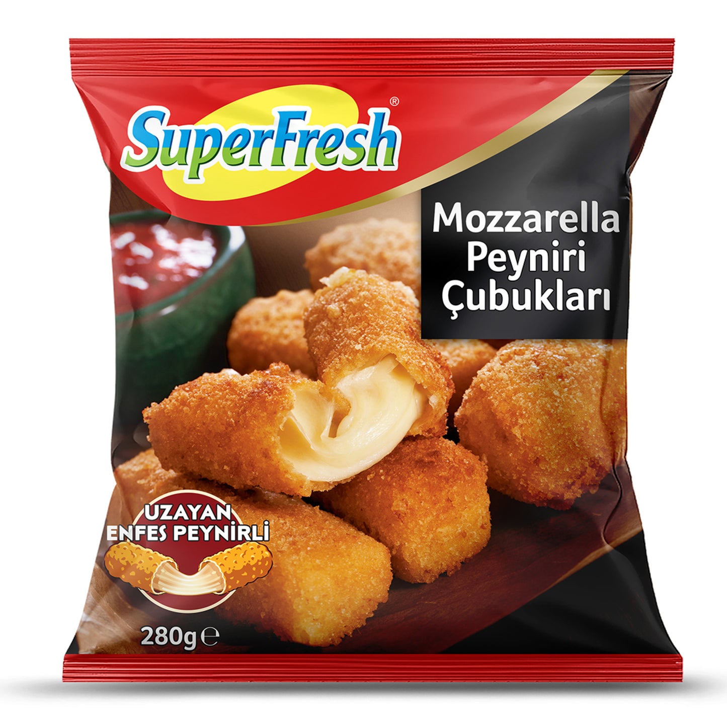 SuperFresh Mozzarella Peyniri Çubukları 280 G