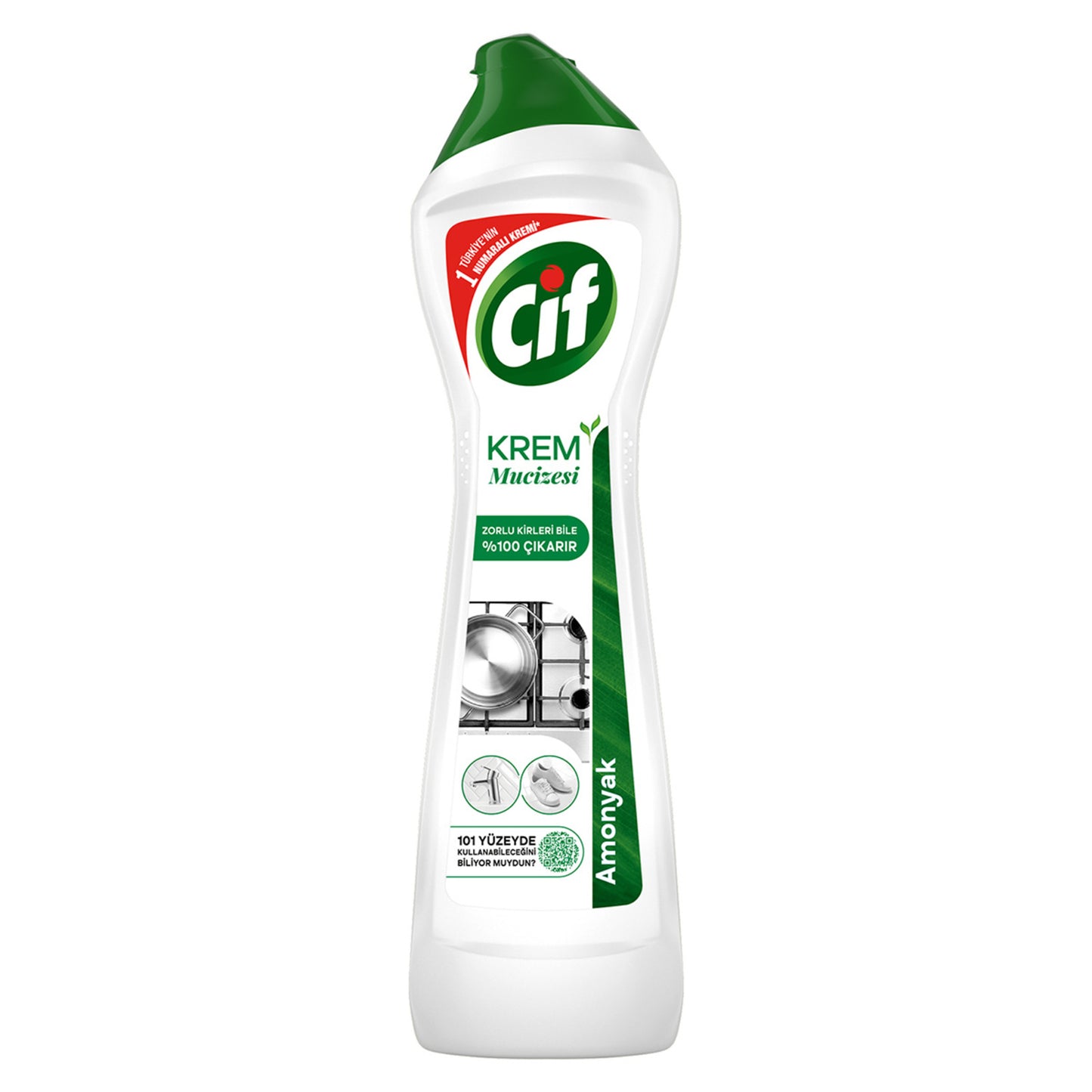 Cif Krem Yeni Nesil Yüzey Temizleyici Amonyak 500 Ml