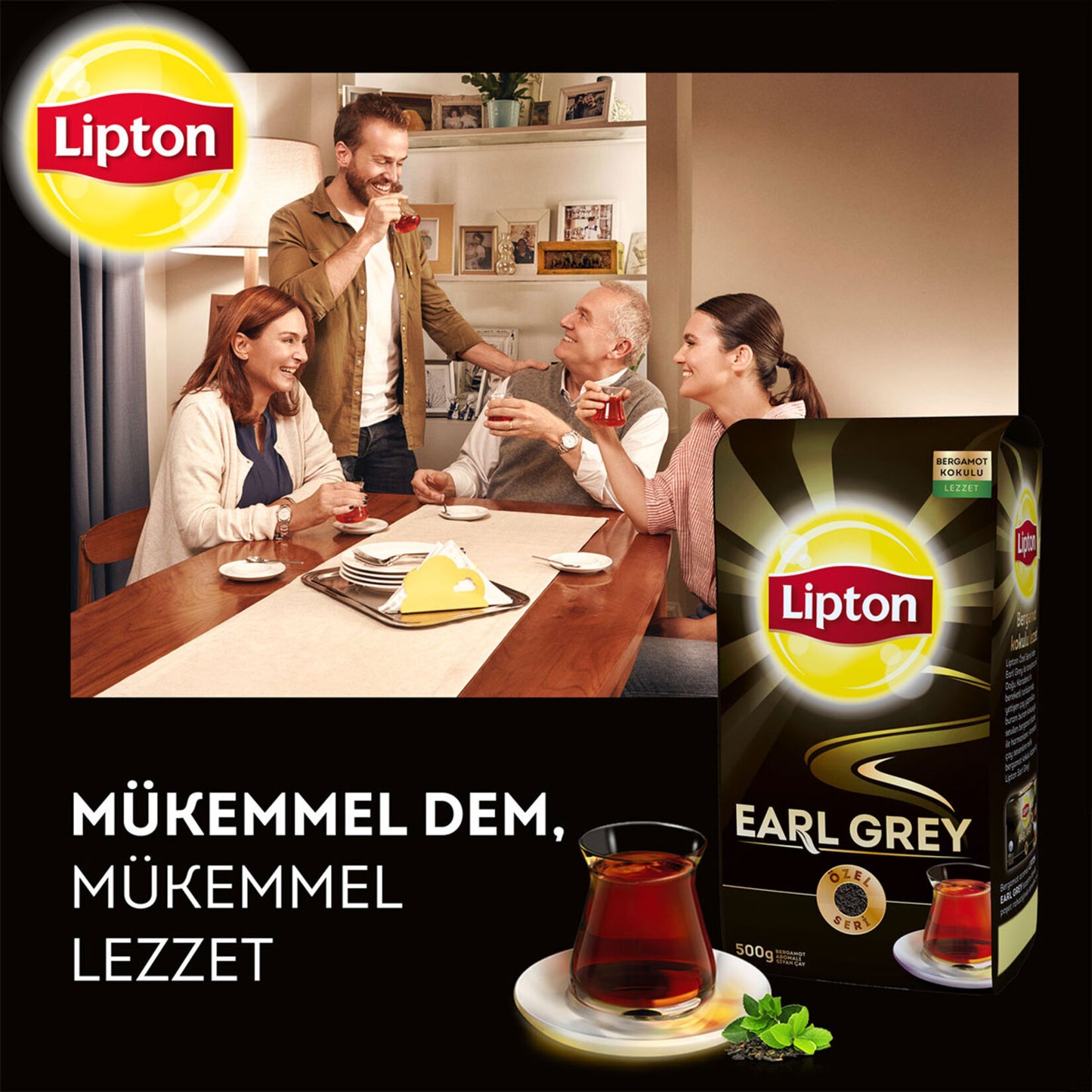 Lipton Dökme Çay Earl Grey 500 G