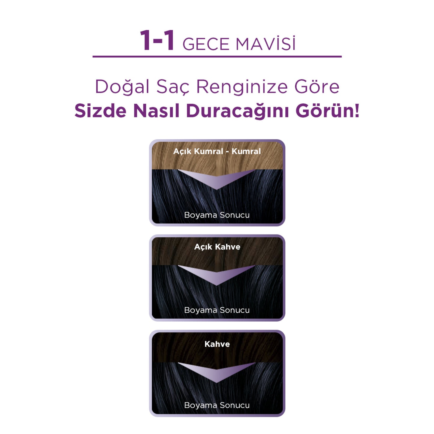 Palette Göz Alıcı Renkler 1-1 Gece Mavisi Saç Boyası 110 Ml