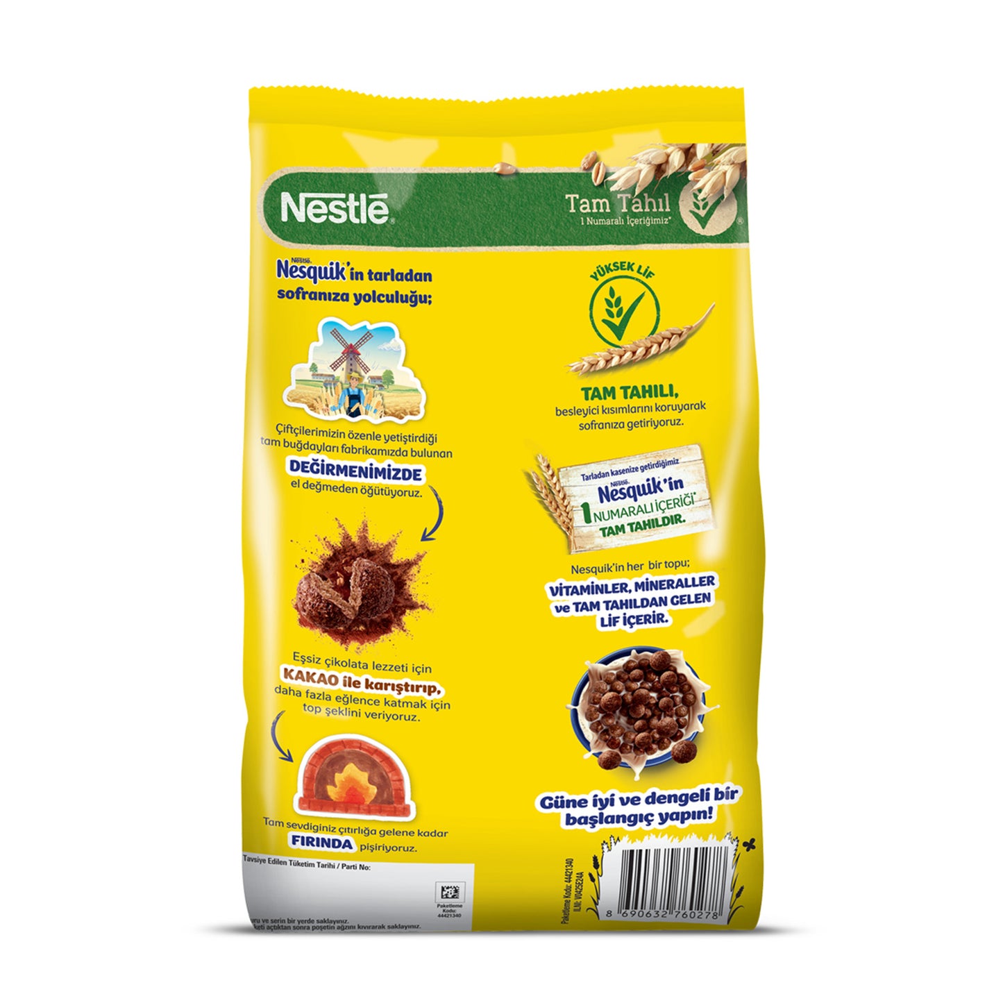 Nestle Nesquik Kakaolu Buğday ve Mısır Gevreği 450 G