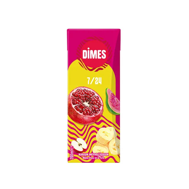 Dimes 7/24 Karışık Meyve Nektarı 200 ml