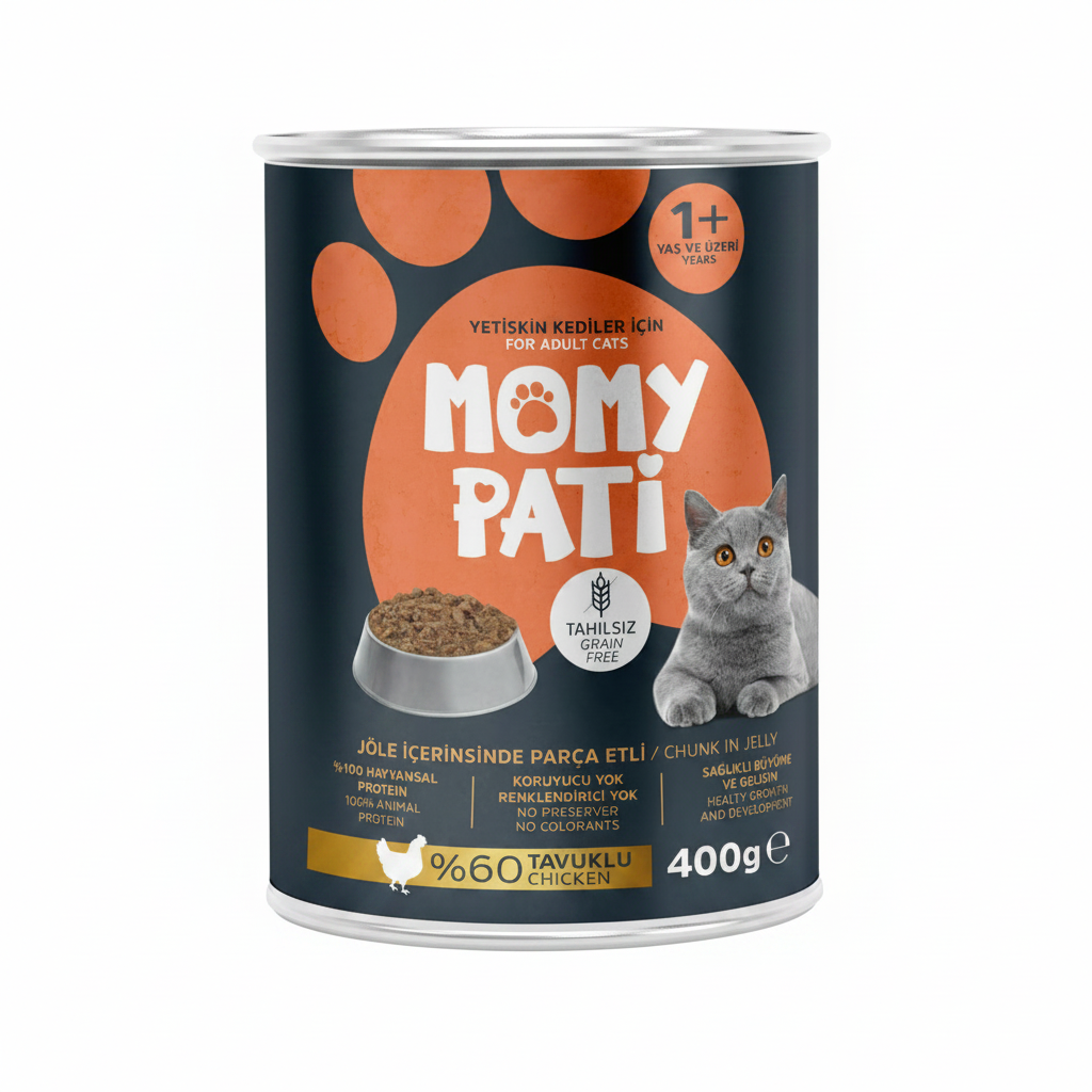 Momy Pati Kedi Maması Jöle Tavuklu 400 G