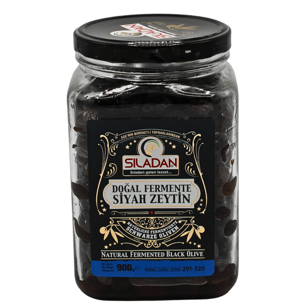 Sıladan Doğal Fermante Siyah Zeytin 900 G