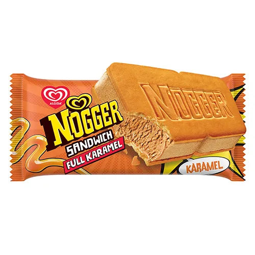 Algida Nogger Sandwich Full Karamel