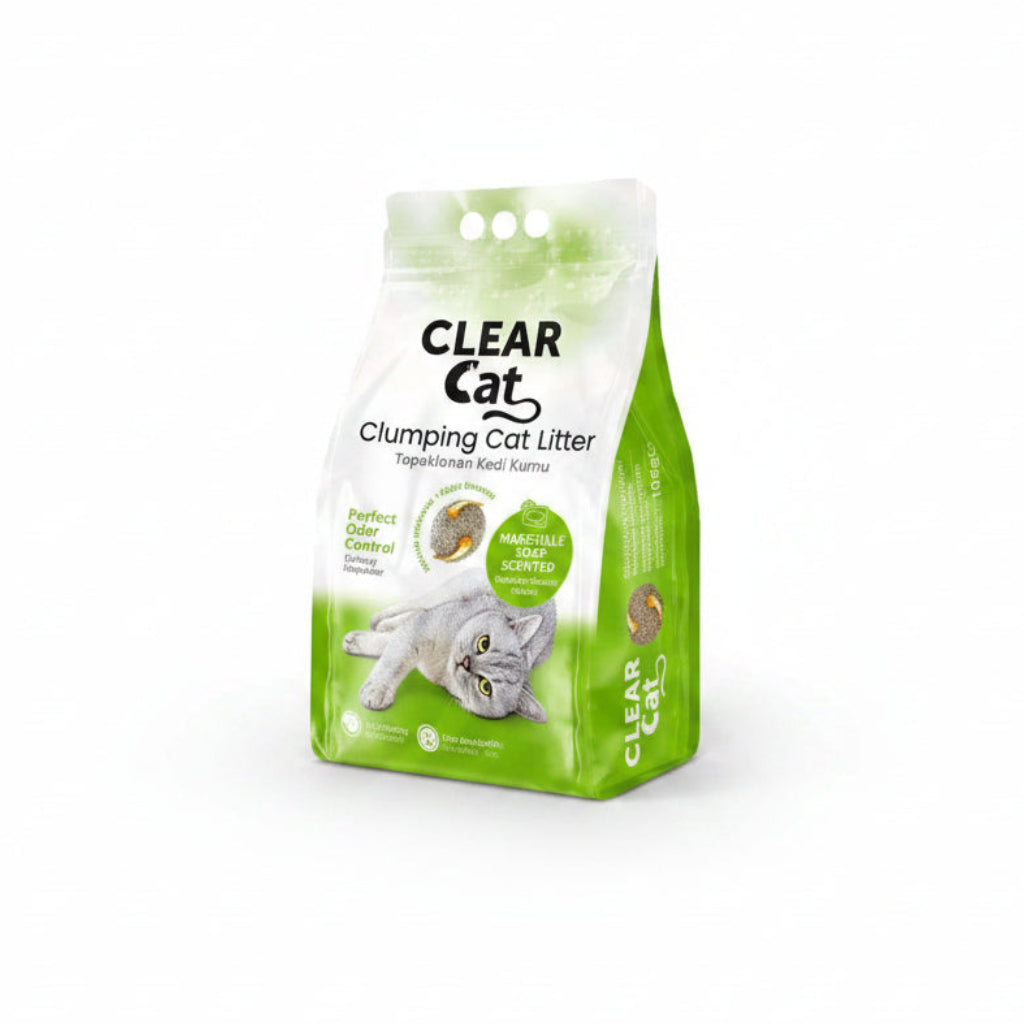 Clear Cat Kedi Kumu Marsilya Sabunu Kokulu 5 Kg