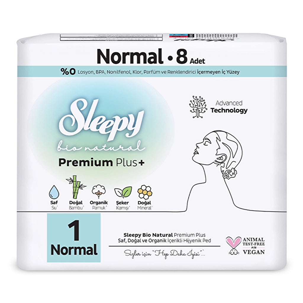 Sleepy Bio Natural 3 Gece Hijyenik Ped 6'lı