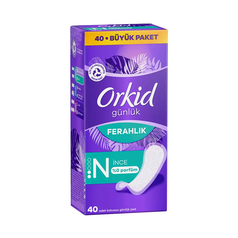 Orkid Ferahlık İnce Günlük Ped 40 Adet