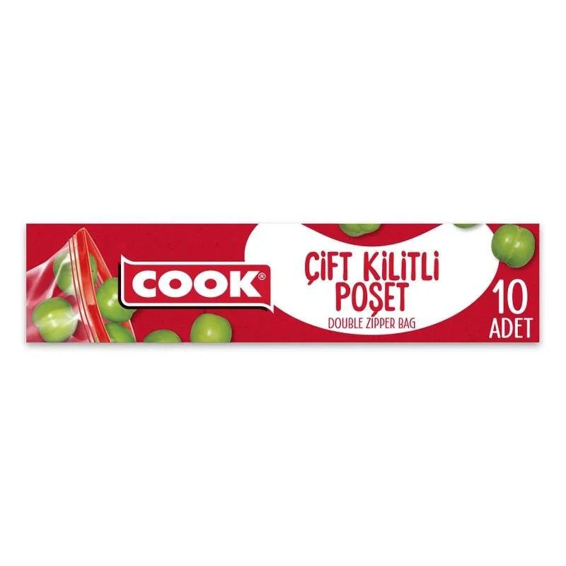 Cook Çift Kilitli Poşet 10 Adet