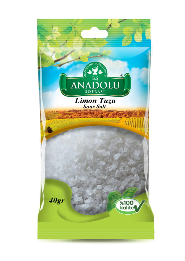 Anadolu Sofrası Limon Tuzu 40 G