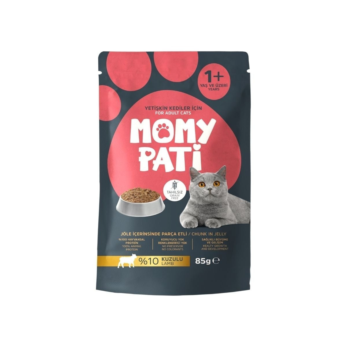 Momy Pati Kedi Maması 85 G Kuzu Etli
