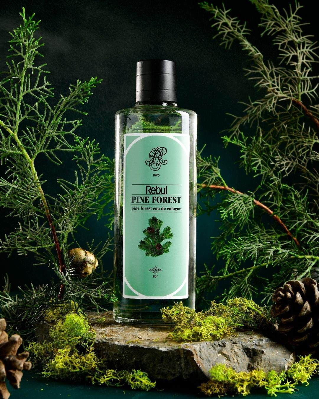 Rebul Pine Forest EDC Kolonya 250 ml Cam Şişe