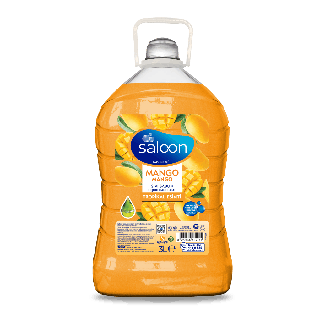 Saloon Tropik Esinti Sıvı Sabun 3 L