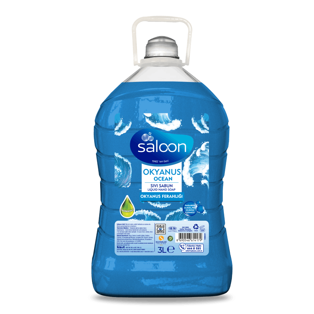 Saloon Okyanus Ferahlığı Sıvı Sabun 3 L