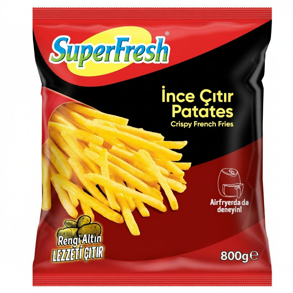 SuperFresh İnce Çıtır Patates 1 Kg