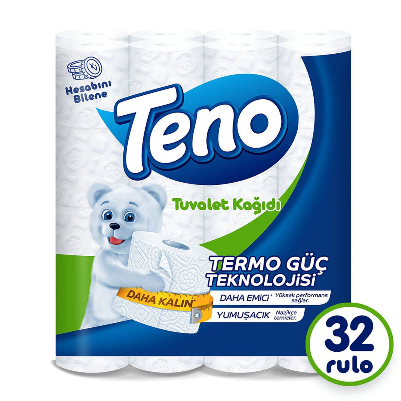 Teno Termo Güç Tuvalet Kağıdı 32 Rulo