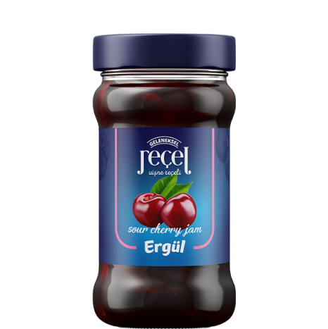 Ergül Vişne Reçeli Cam 380 G