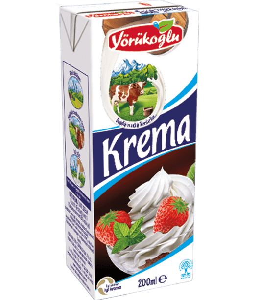 Yörükoğlu Sıvı Krema %35 Yağlı 200 ml