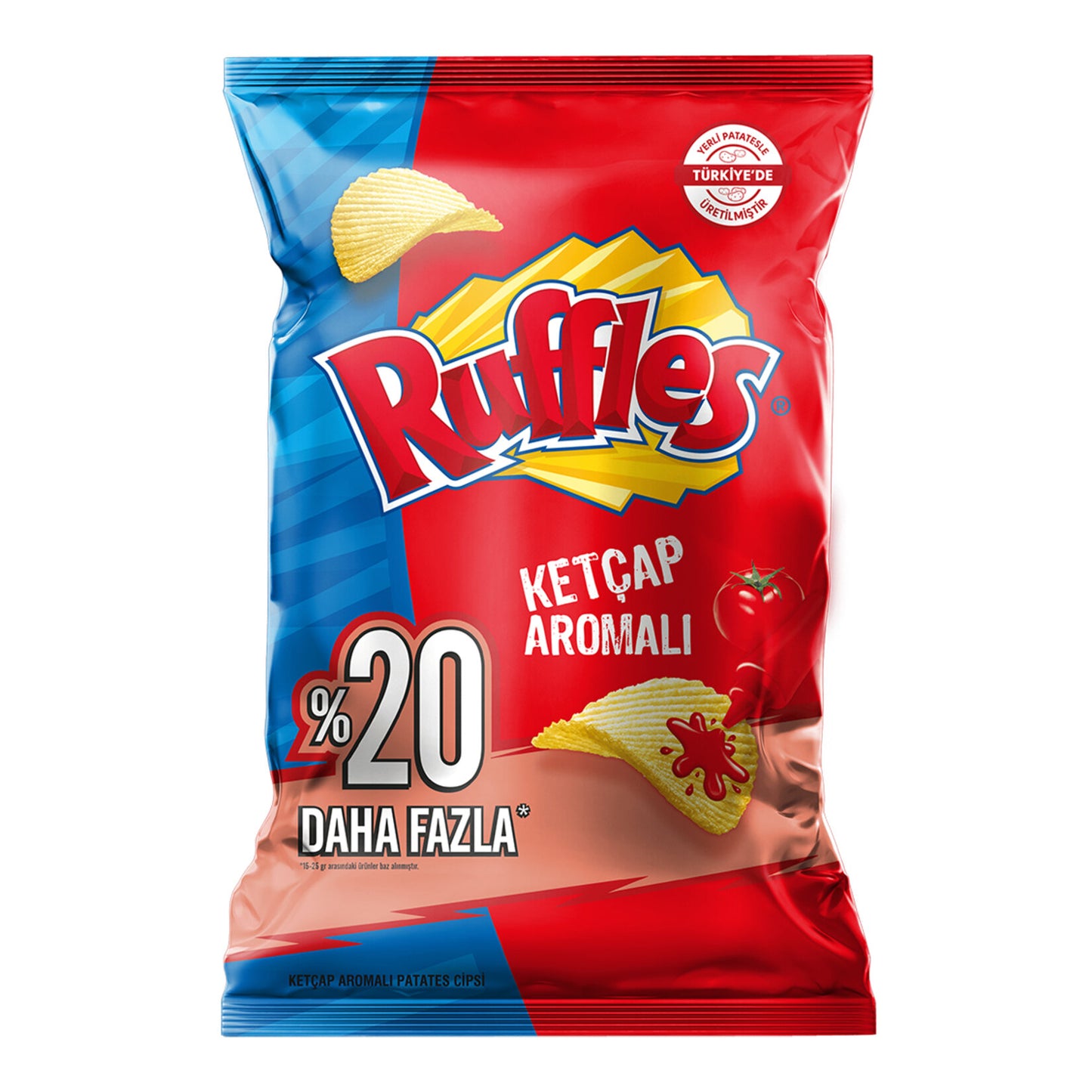 Ruffles Ketçap Aromalı Patates Cipsi Parti Boy 150 G