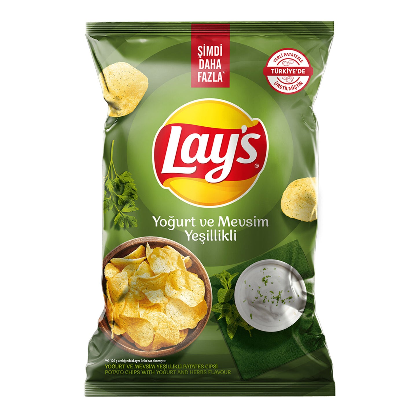 Lay’s Yoğurt & Mevsim Yeşillikleri Süper Boy 105 G