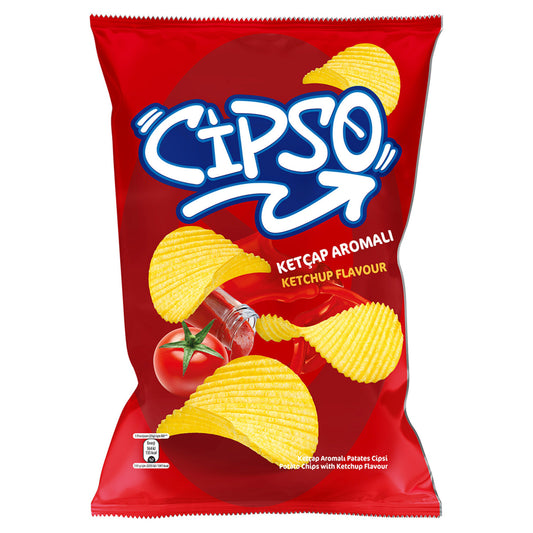 Cipso Tırtıklı Ketçap Aromalı Patates Cipsi 160 G