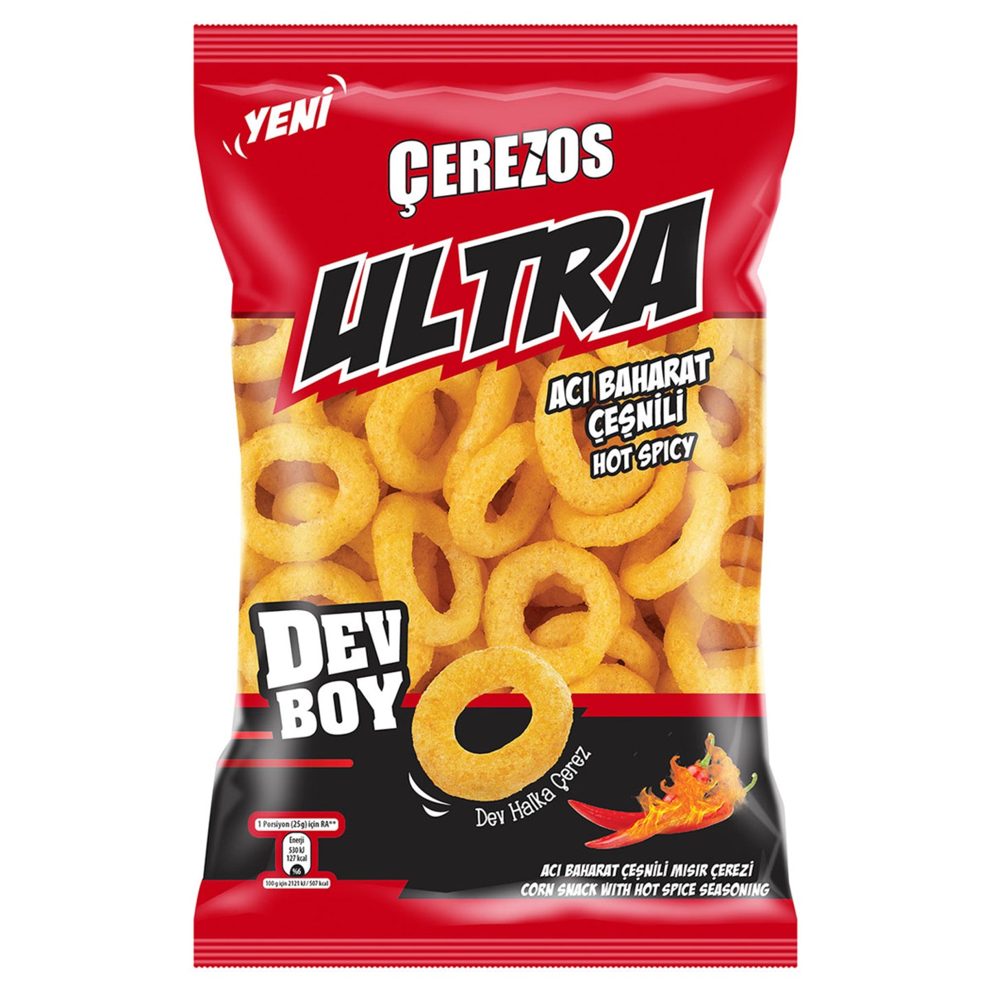 Çerezos Ultra Dev Boy Acı Baharatlı 150 G