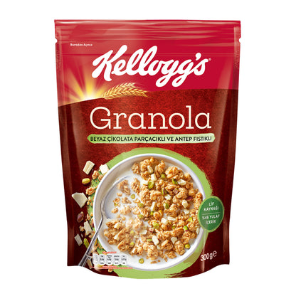 Kelloggs Granola Beyaz Çikolatalı Antep Fıstıklı 300 G