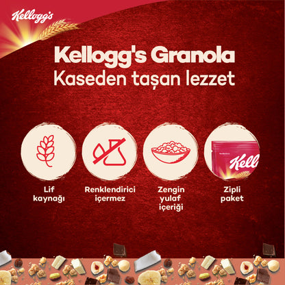 Kellogg's Granola Çikolata Parçacıklı Ve Fındıklı 340 G