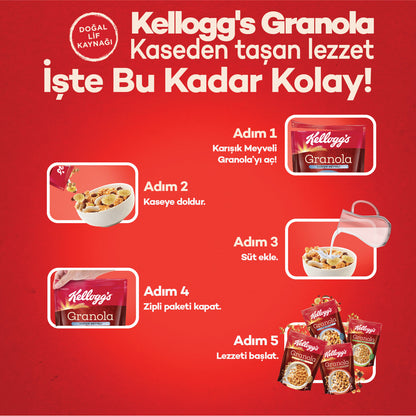 Kellogg's Granola Karışık Meyveli 340 G