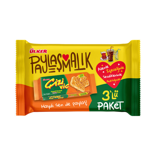Ülker Çiziviç Peynirli Sandviç Kraker 3'lü 246 G
