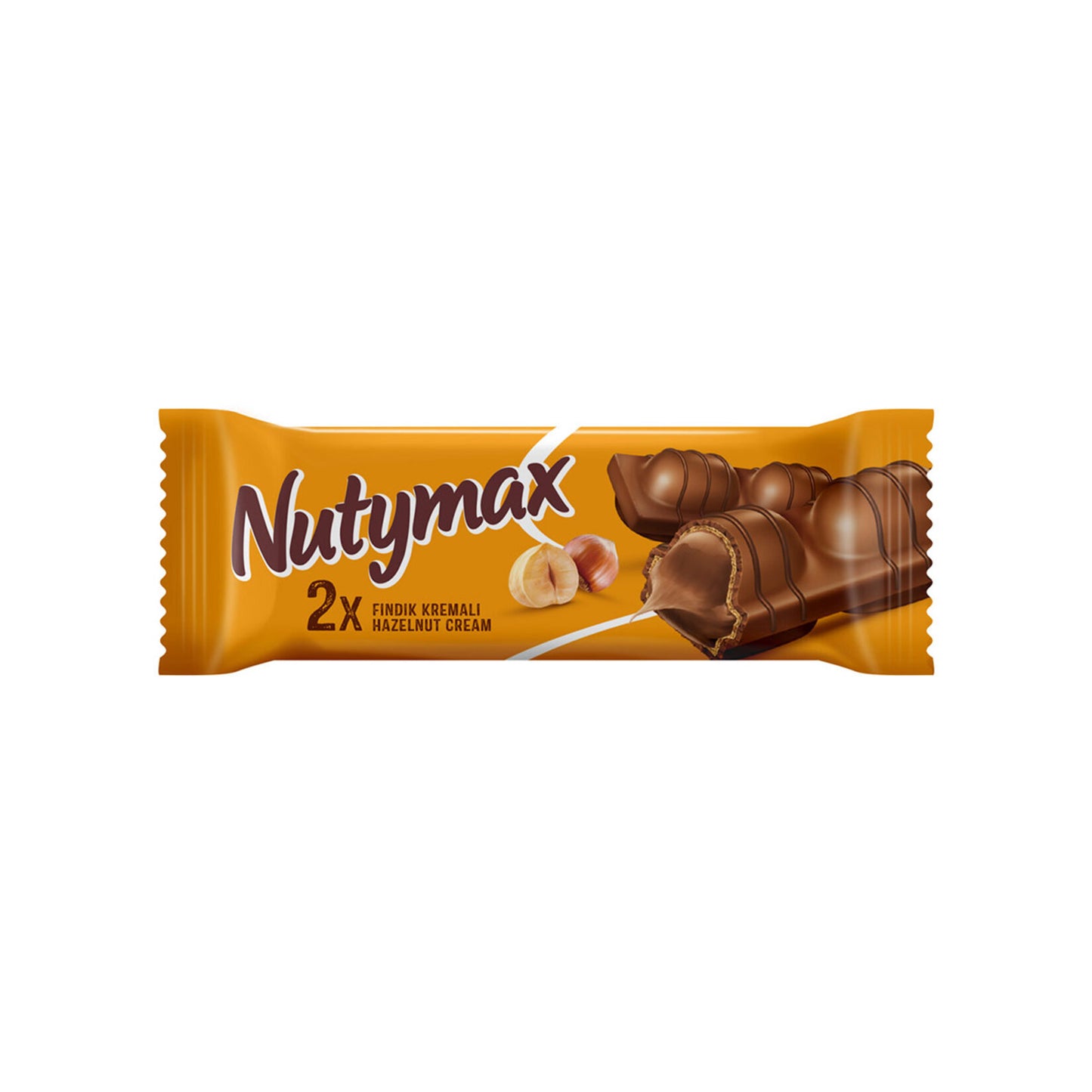 Nutymax Gofret Çikolata Kaplı Fındıklı 44 G