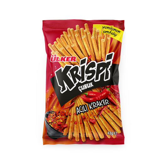 Ülker Krispi Acılı Çubuk Kraker 43 G