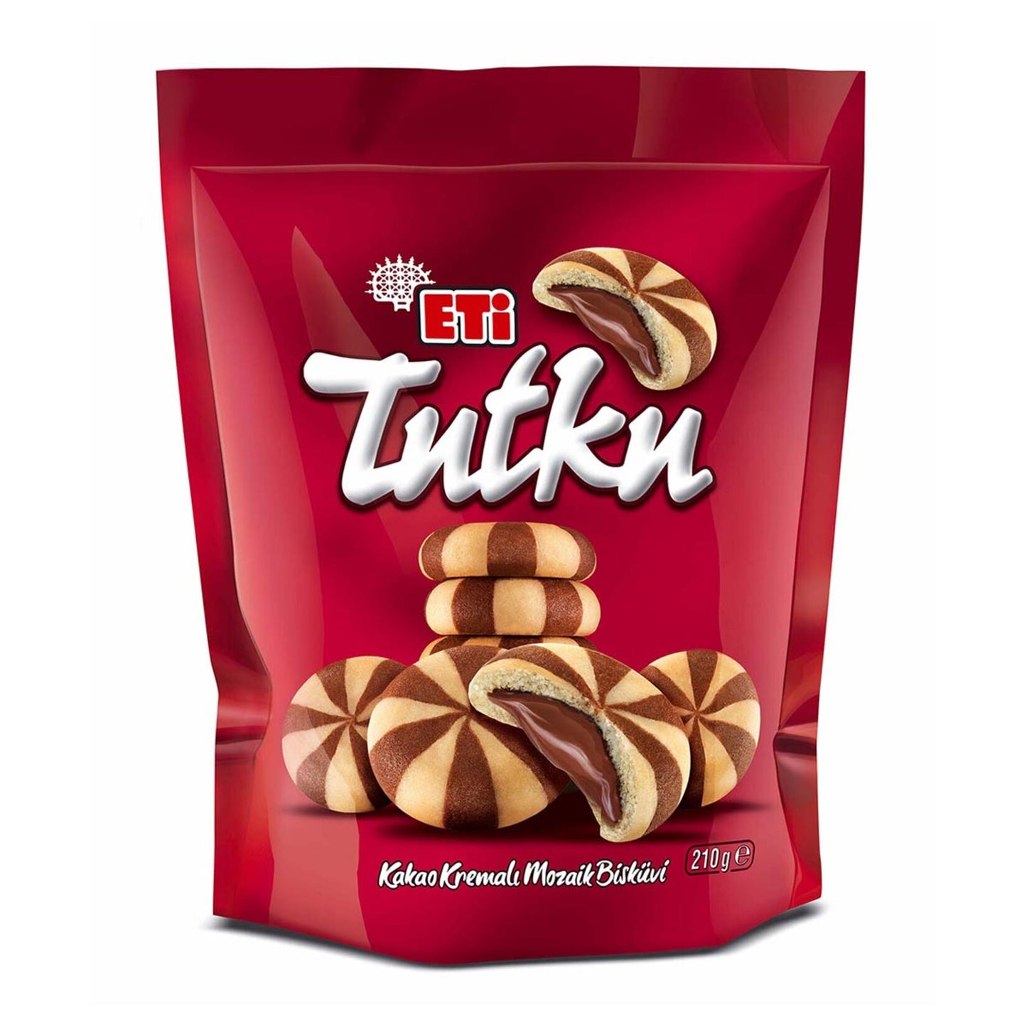 Eti Tutku Torba Kakao Kremalı Mozaik Bisküvi 210 G