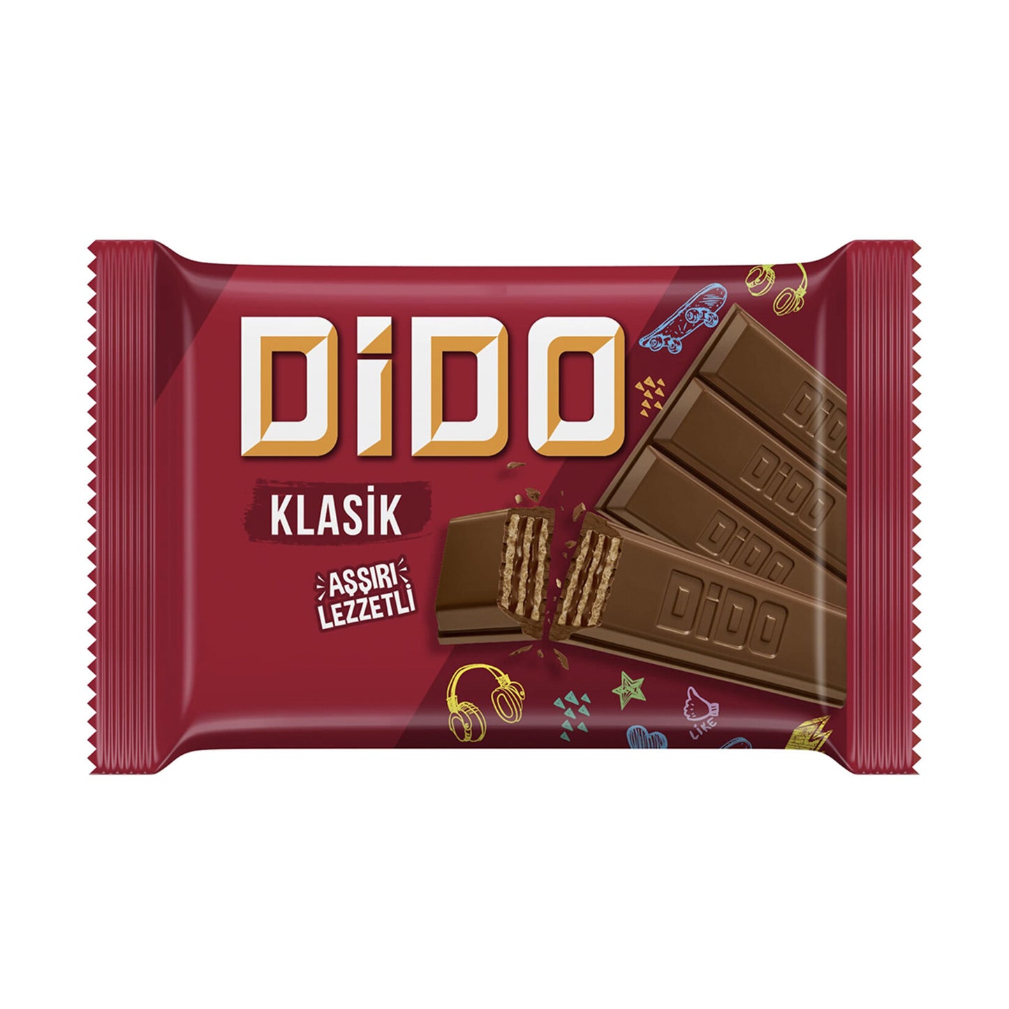 Ülker Dido Kare Çikolatalı Gofret 55.5 G
