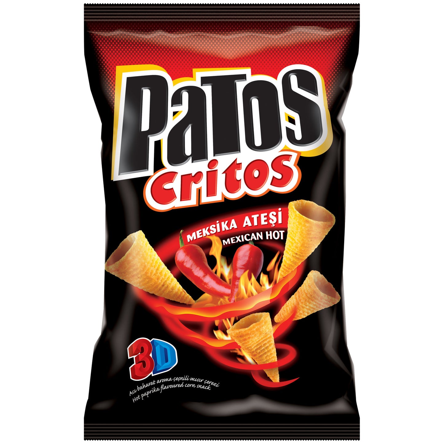 Patos Critos Acı Baharat Aromalı Çeşnili Mısır Çerez 115 G