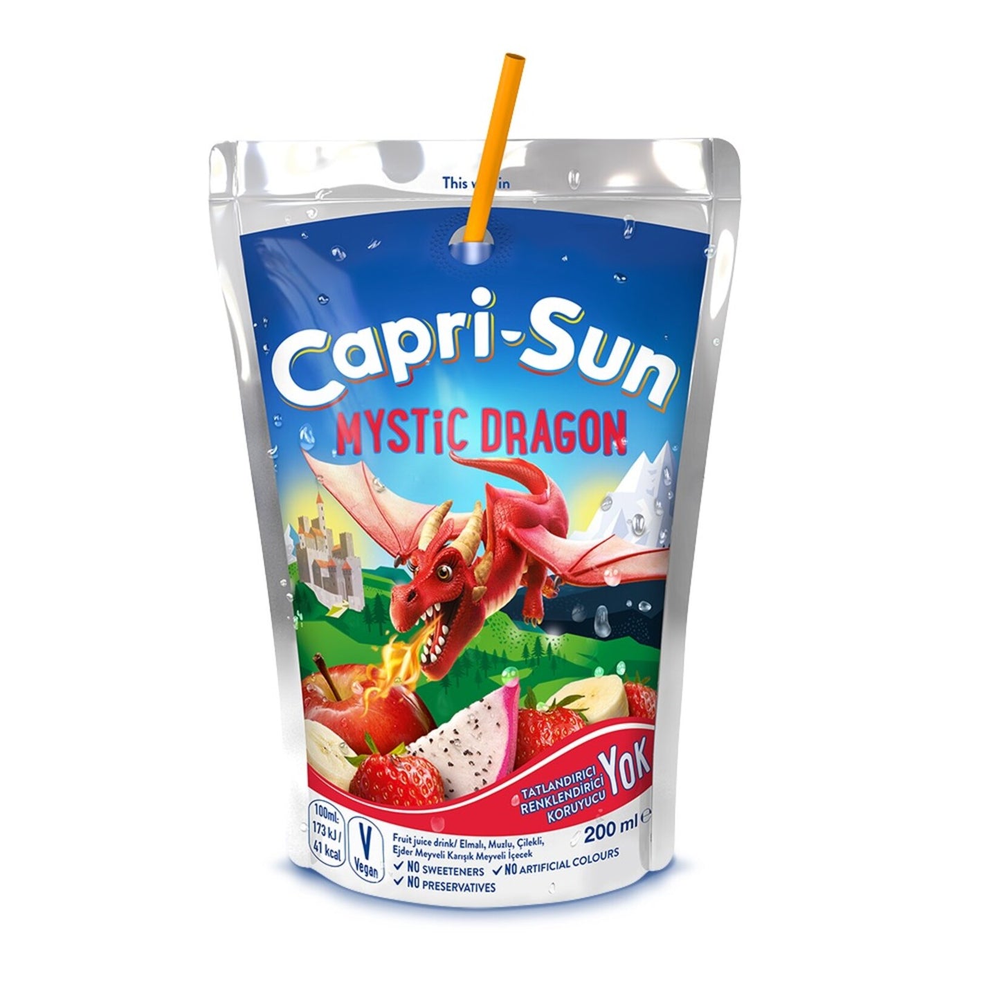 Capri-Sun Mystic Dragon Karışık Meyveli İçecek 200 Ml
