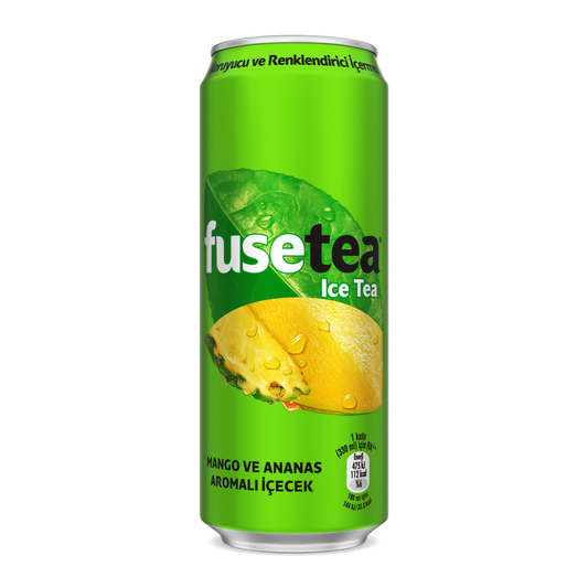 Fuse Tea Mango Ananas Aromalı Soğuk Çay Kutu 330 ML