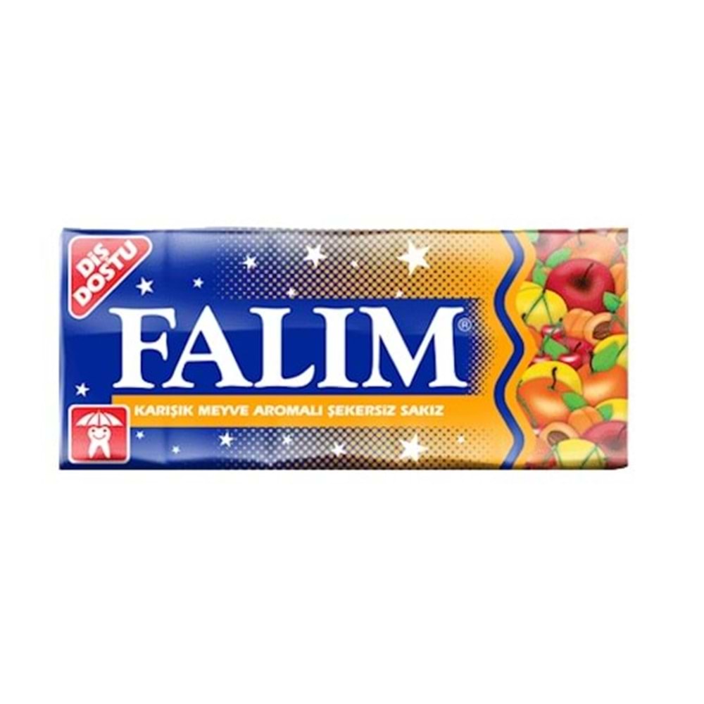 Falım Karışık Meyve Aromalı Şekersiz Sakız 5'li