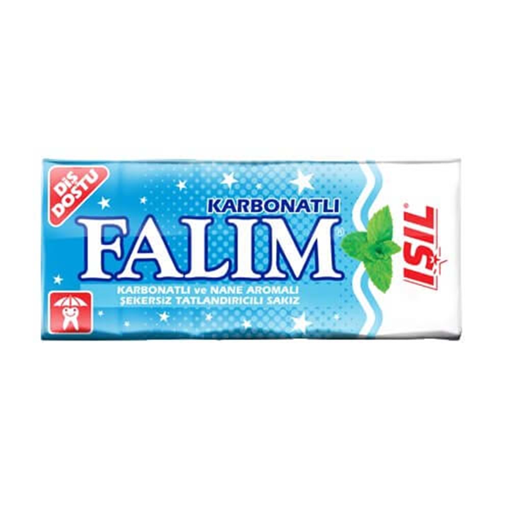 Falım Karbonatlı ve Nane Aromalı Şekersiz Sakız 5'li