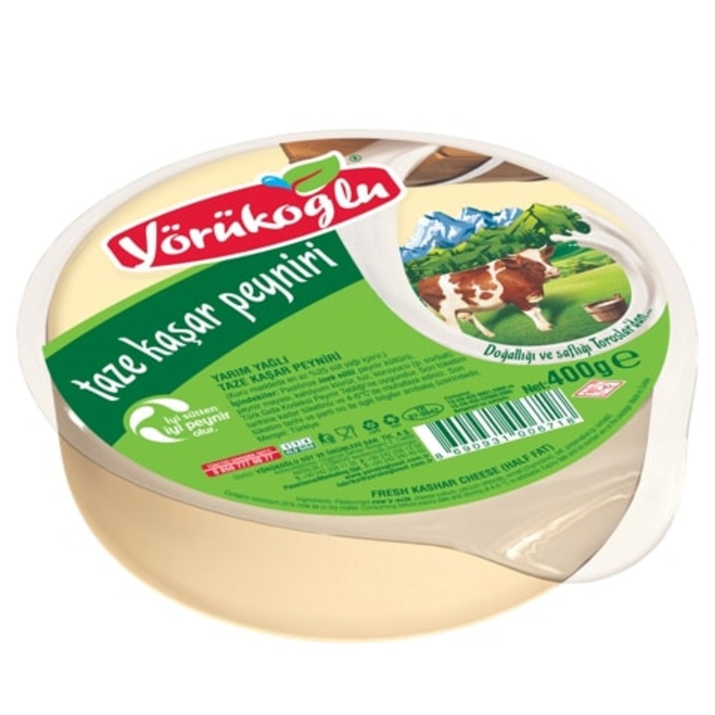 Yörükoğlu Taze Kaşar Peyniri 400 G