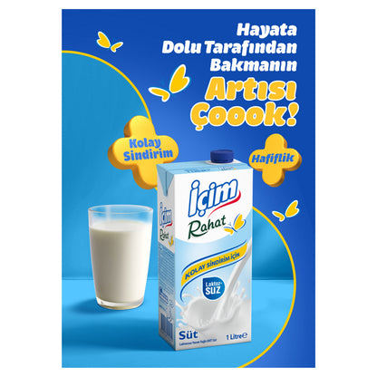 İçim Rahat Laktozsuz Süt 1 L