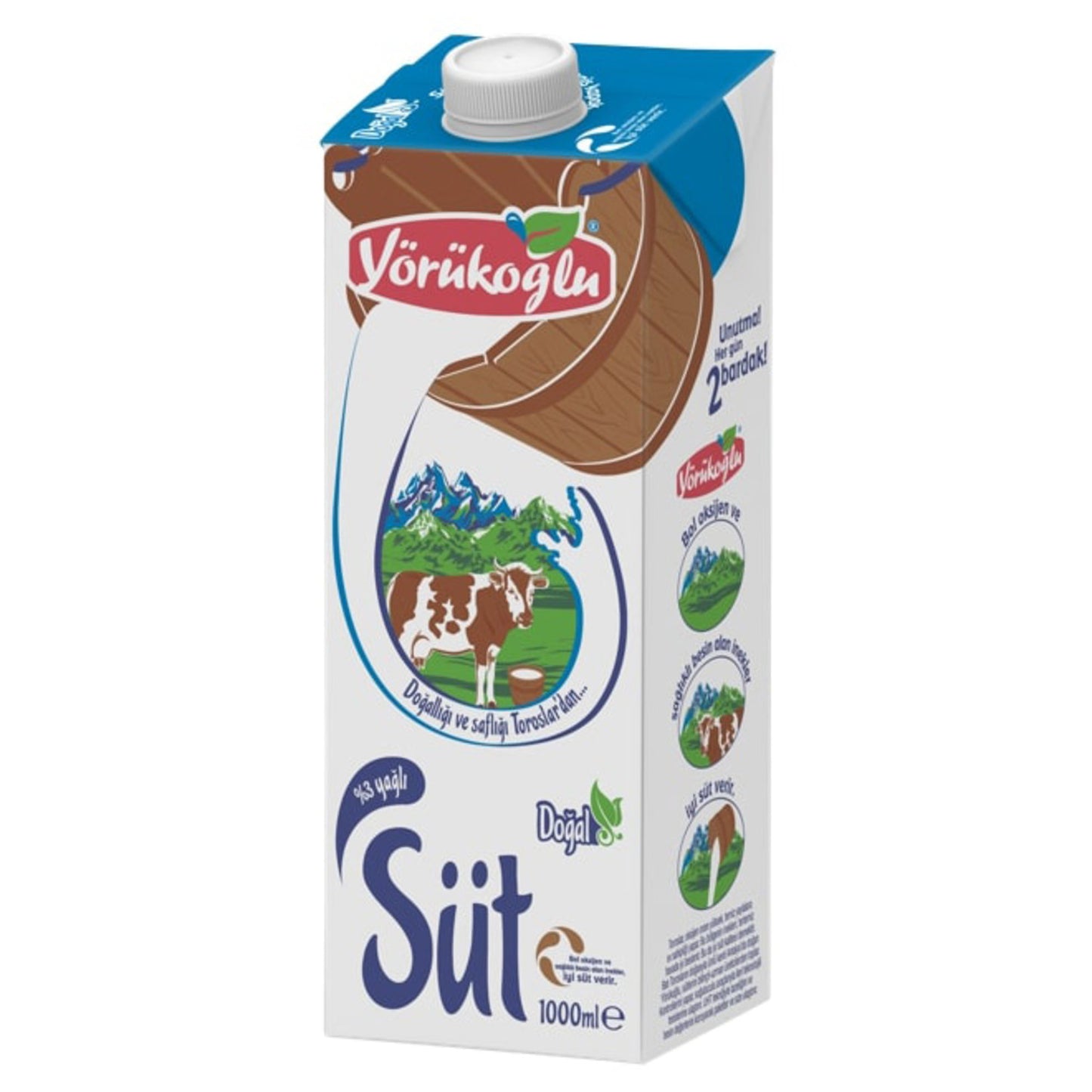 Yörükoğlu Süt 1 L