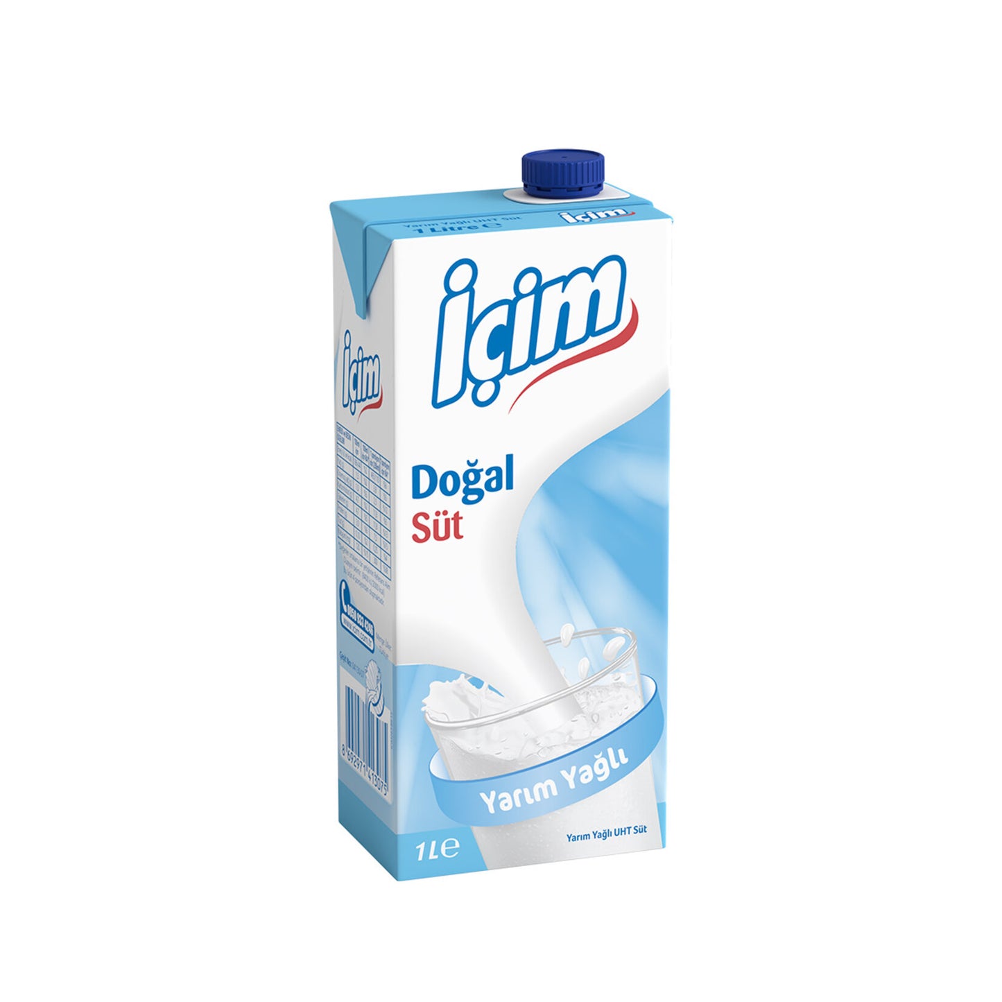 İçim Yarım Yağlı Süt 1 L