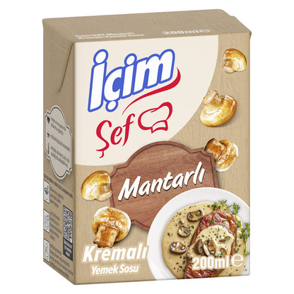İçim Şef Mantarlı Kremalı Yemek Sosu 200 Ml