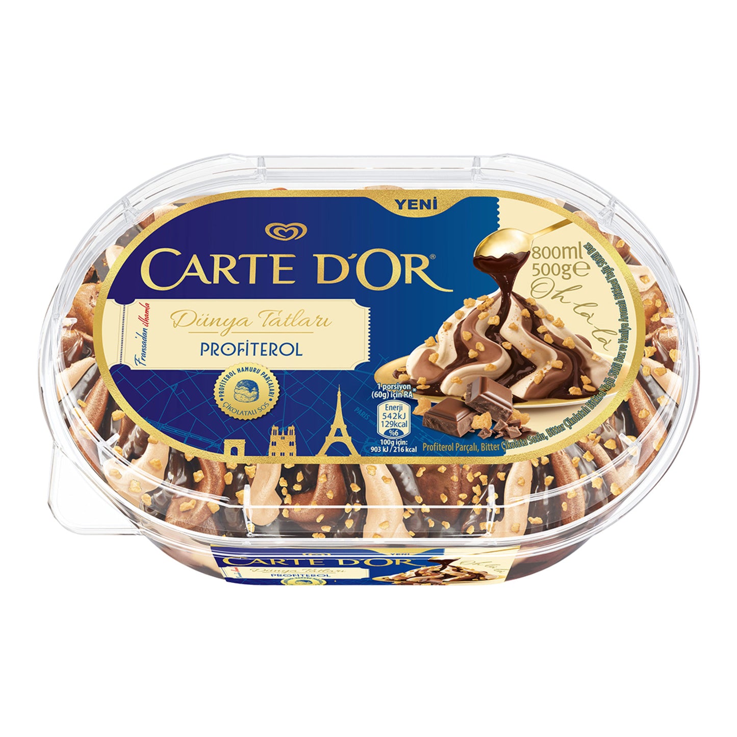 Carte D'Or Dünya Tatlıları Profiterol 800 Ml