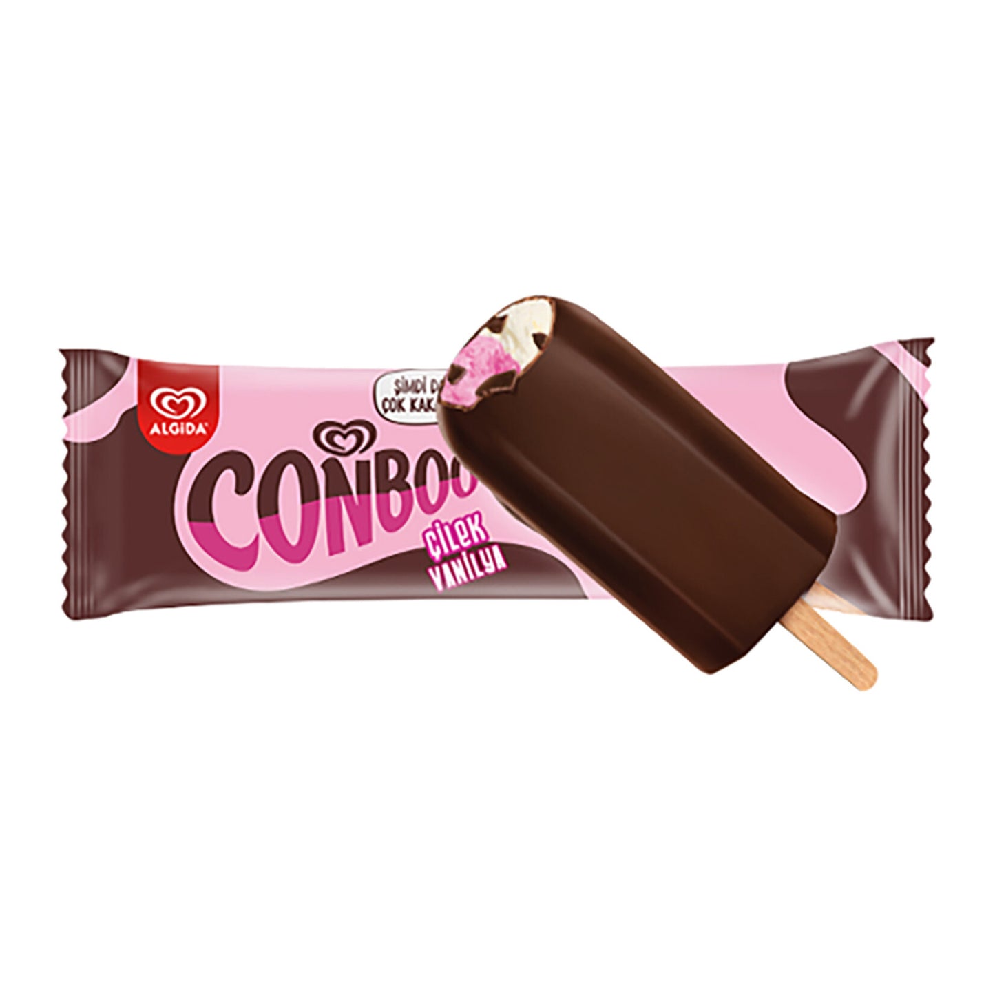 Algida Conboo Çilek Vanilya 60 Ml
