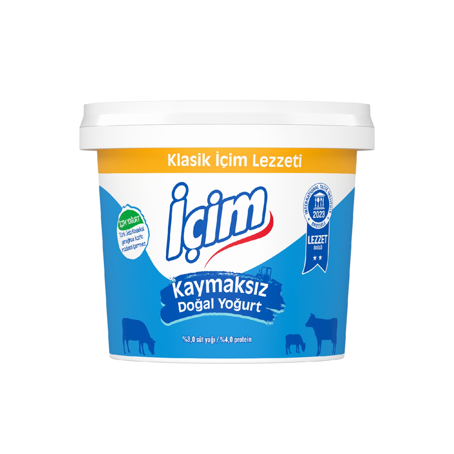 İçim Kaymaksız Doğal Yoğurt 2000 G
