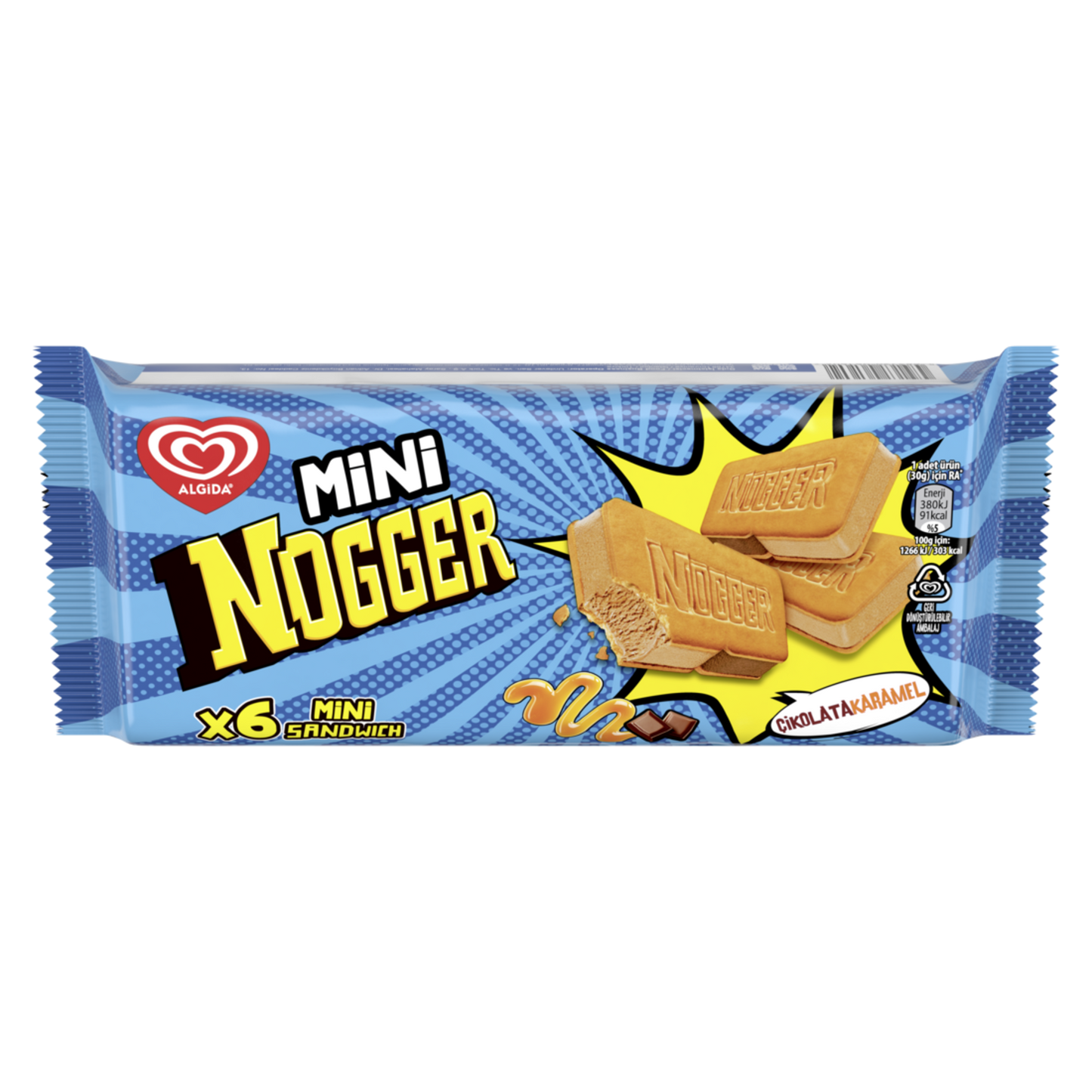 Algida 6'lı Mini Nogger 360 Ml
