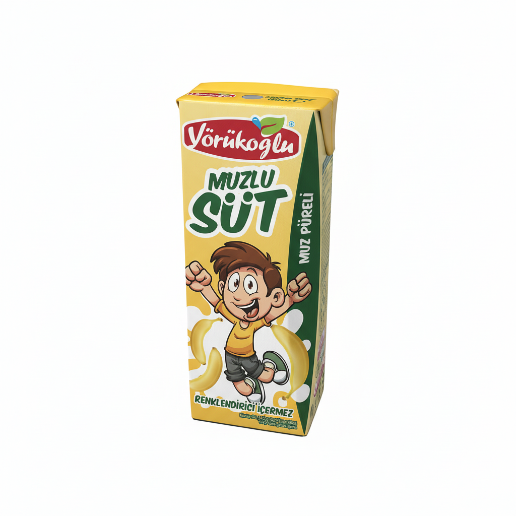 Yörükoğlu Muzlu Süt 200 ML